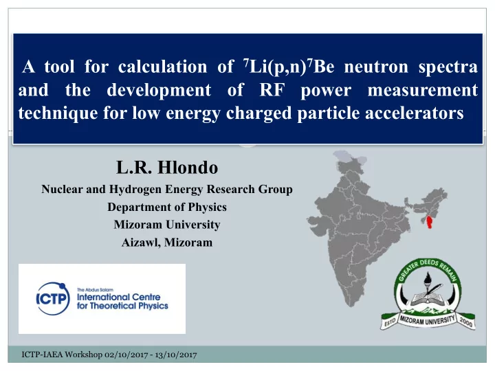 a tool for calculation of 7 li p n 7 be neutron spectra