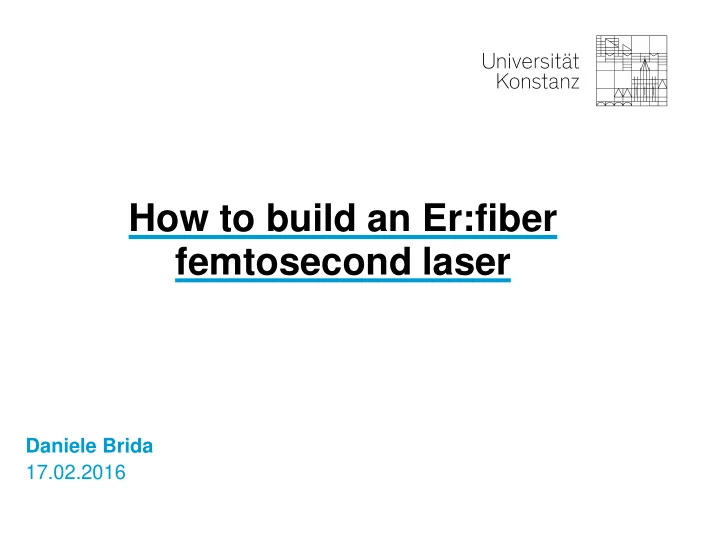 femtosecond laser