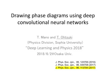 Drawing phase diagrams using deep  convolutional neural networks
