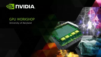 GPU WORKSHOP  University of Maryland  1 Intro to GPU Computing  2 OpenACC with hands-on  AGENDA  3