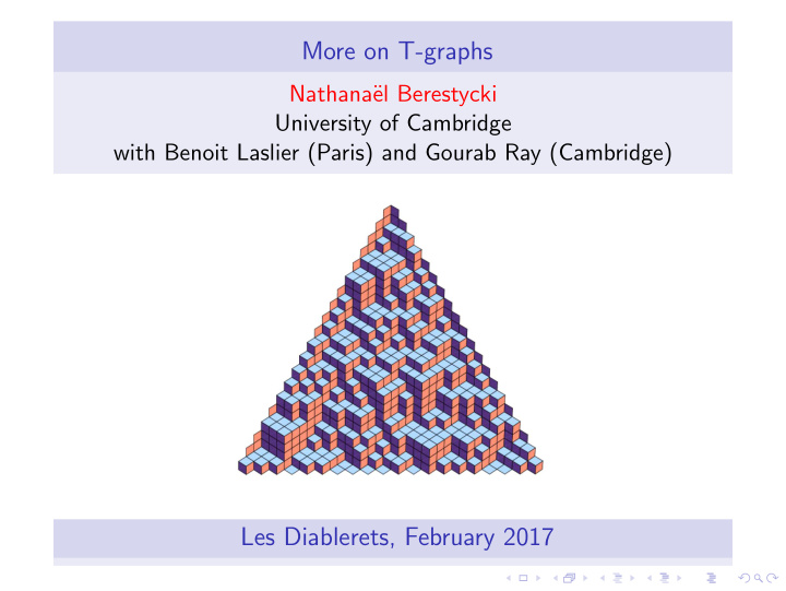 more on t graphs