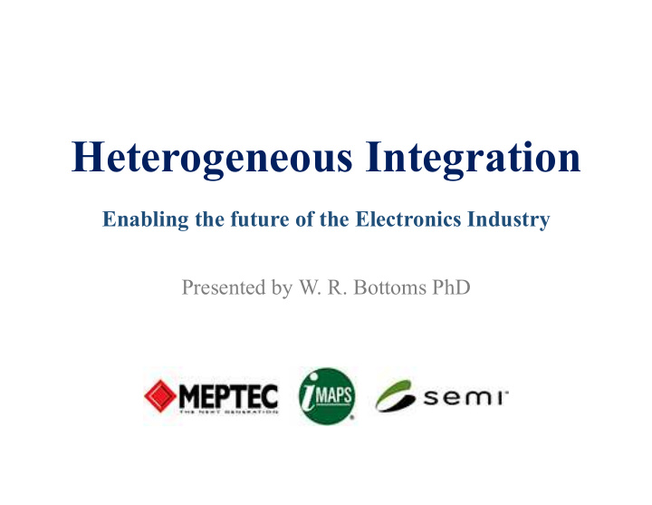 heterogeneous integration