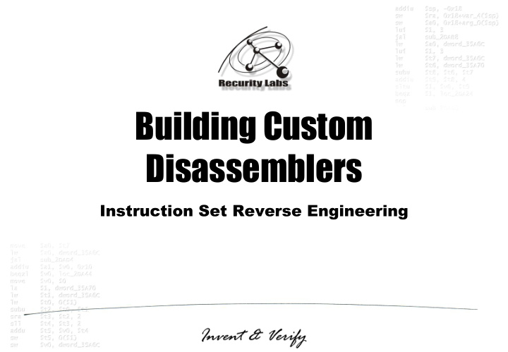 disassemblers