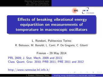 Effects of breaking vibrational energy  equipartition on measurements of  temperature in