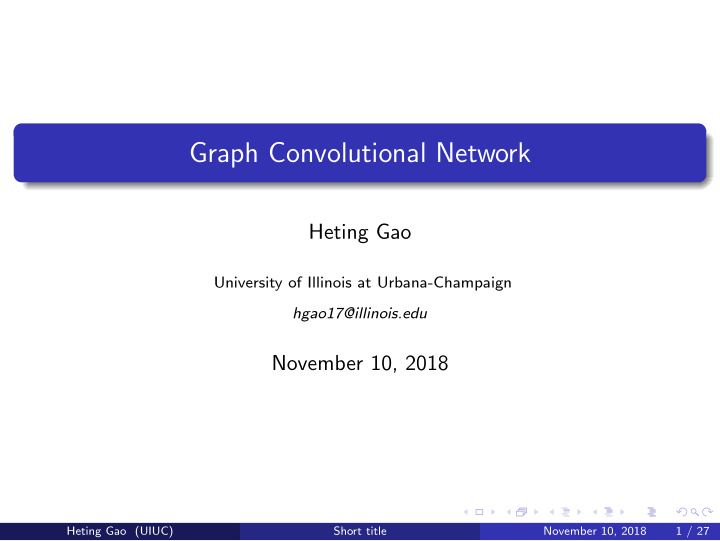 graph convolutional network