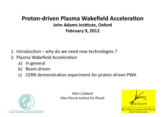 February9,2012  1. Introduc+onwhydoweneednewtechnologies? 2.