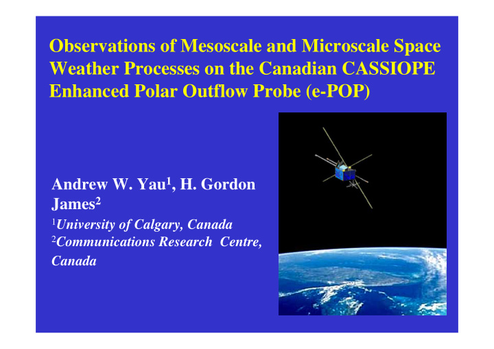 observations of mesoscale and microscale space weather