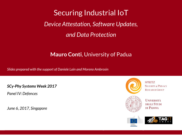 securing industrial iot