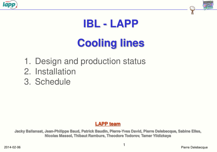 ibl lapp cooling lines