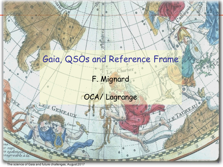 gaia qsos and reference frame