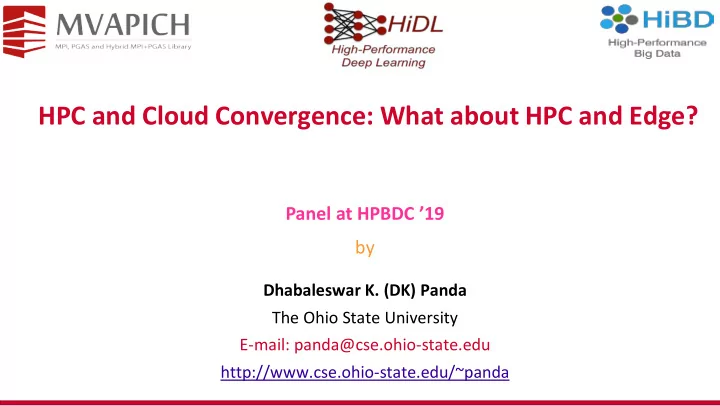hpc and cloud convergence what about hpc and edge