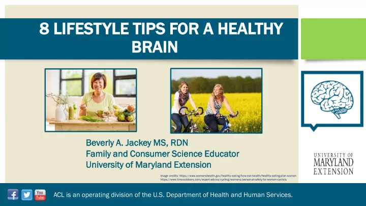8 li 8 lifes estyle le t tips f for a a hea healthy hy