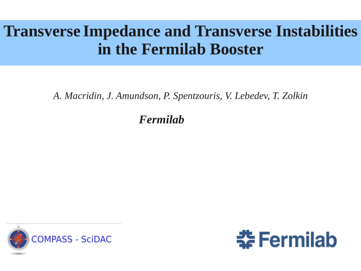 transverse impedance and transverse instabilities in the