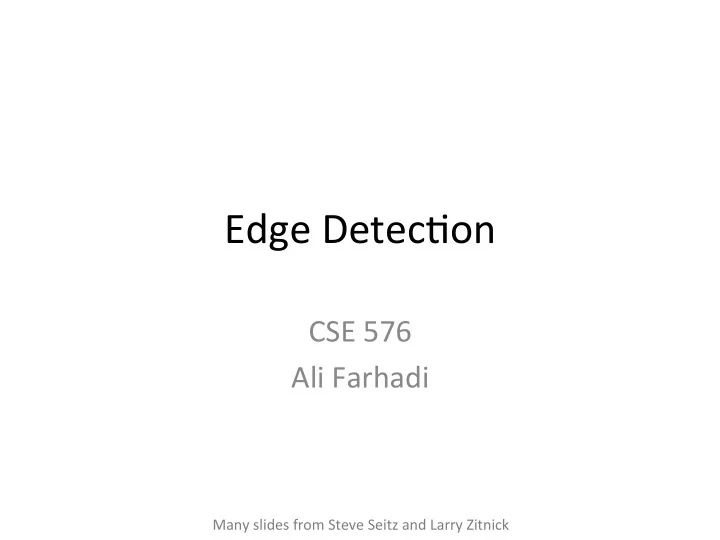 edge detec on