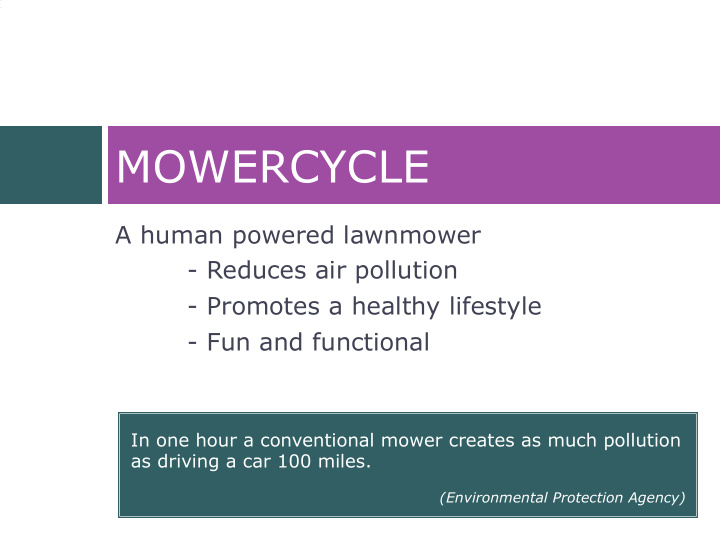 mowercycle