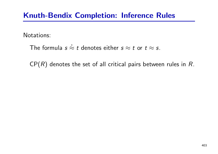 the formula s