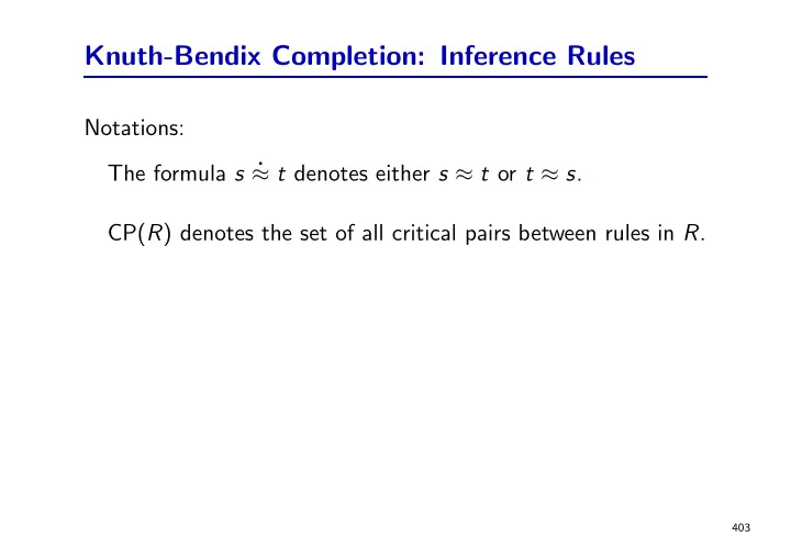 the formula s