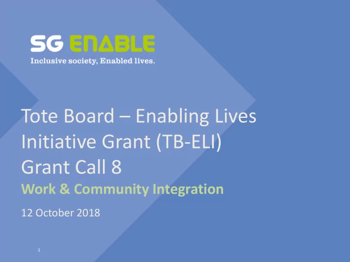 initiative grant tb eli