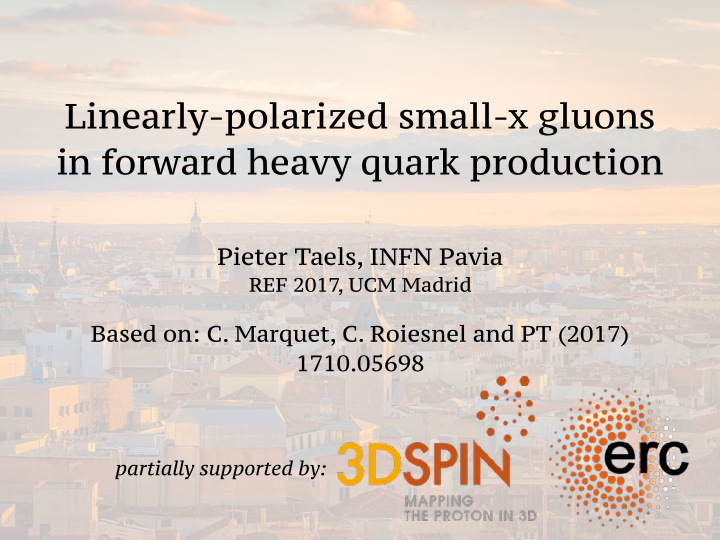 linearly polarized small x gluons in forward heavy quark