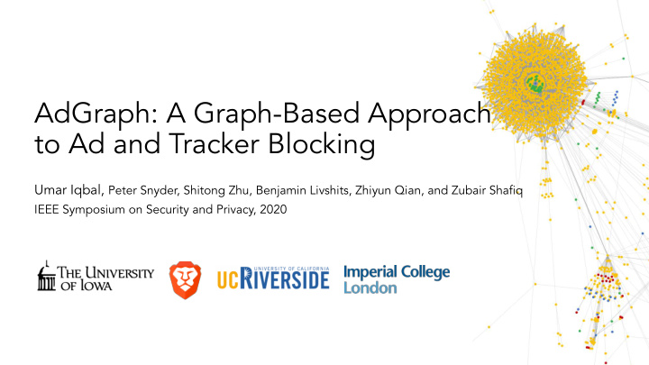 adgraph a graph based approach to ad and tracker blocking