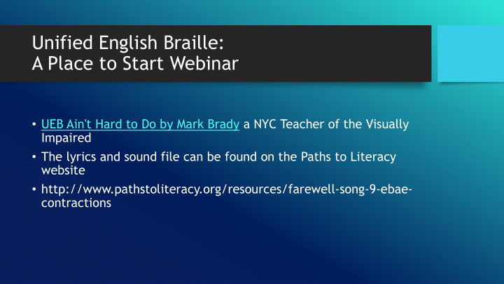 unified english braille