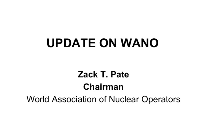 update on wano