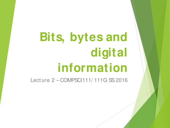 bits bytes and digital information