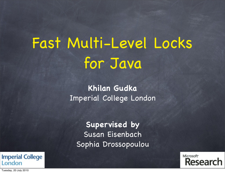 fast multi level locks for java