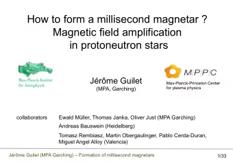 How to form a millisecond magnetar ?  Magnetic field amplification  in protoneutron stars  Jrme