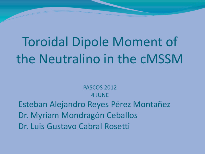 toroidal dipole moment of the neutralino in the cmssm