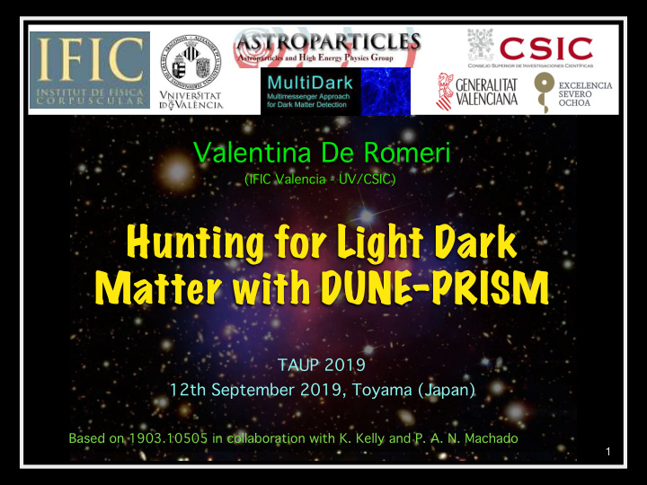 hunting for light dark matter with dune prism