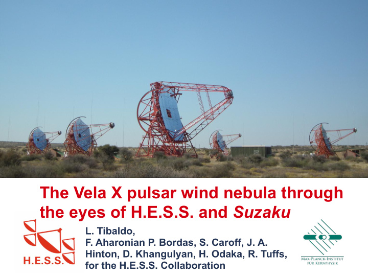 the vela x pulsar wind nebula through the eyes of h e s s