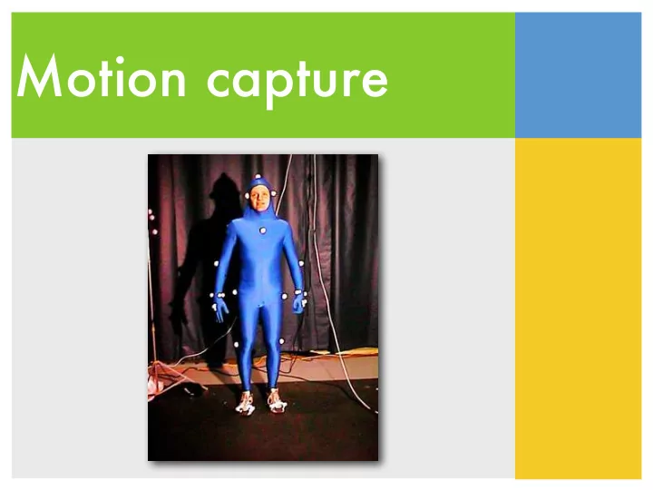 motion capture
