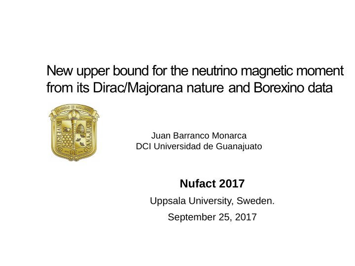 new upper bound for the neutrino magnetic moment from its