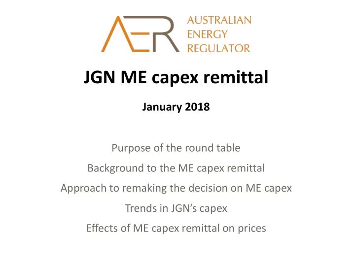 jgn me capex remittal