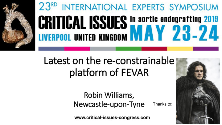 latest on the re constrainable pla latform of fevar