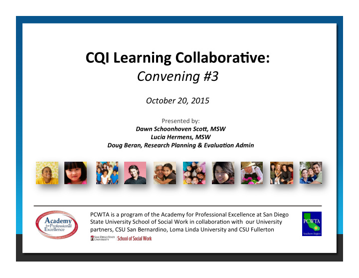 cqi learning collabora ve