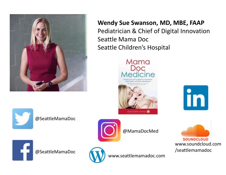 pediatrician chief of digital innovation