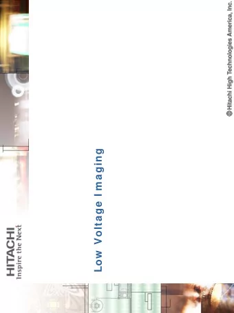 Low  Voltage I m aging  Low  Voltage SEM  Low voltage scanning electron microscopy is distinctive