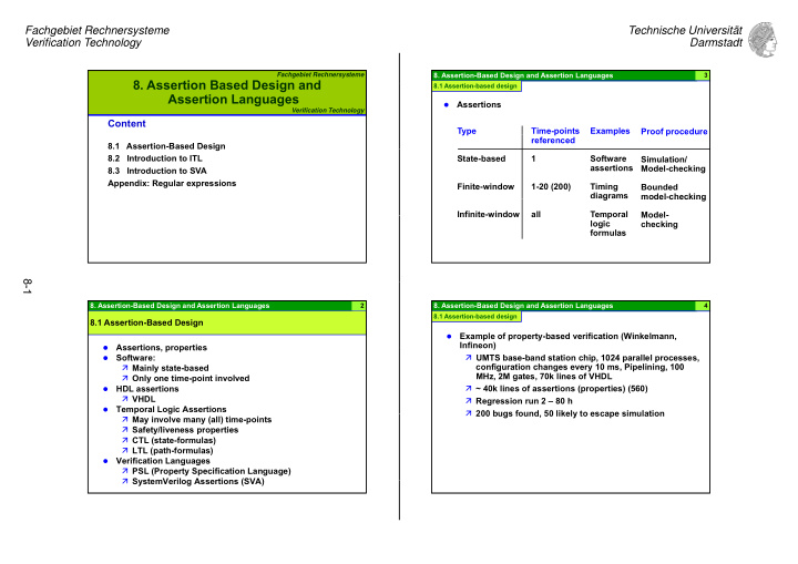 8 assertion based design and