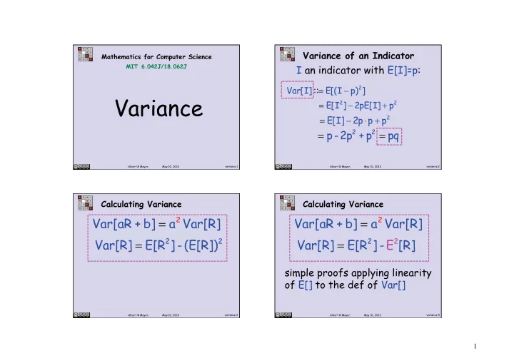 variance