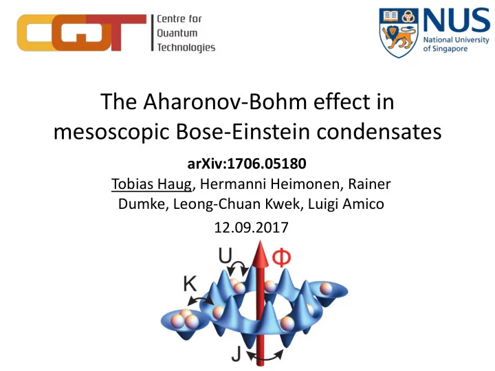the aharonov bohm effect in