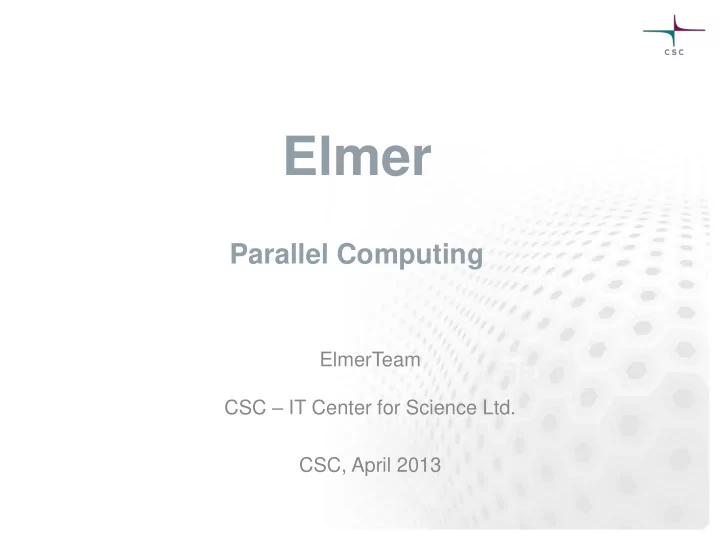 elmer