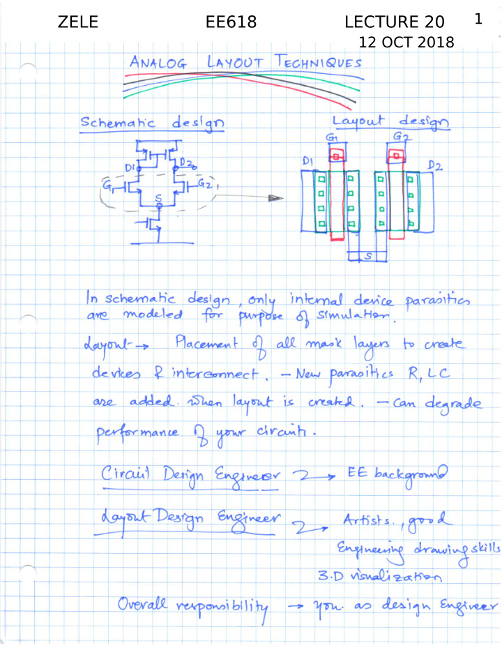 1 zele ee618 lecture 20 12 oct 2018 2 zele ee618 l 20 3