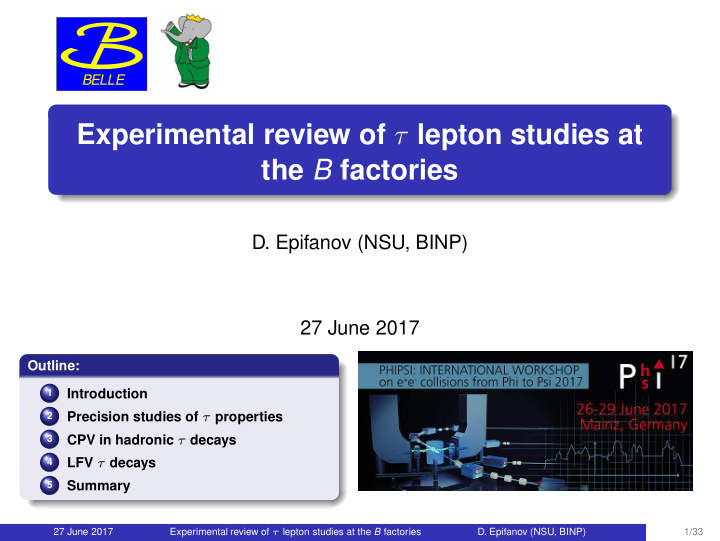 experimental review of lepton studies at the b factories