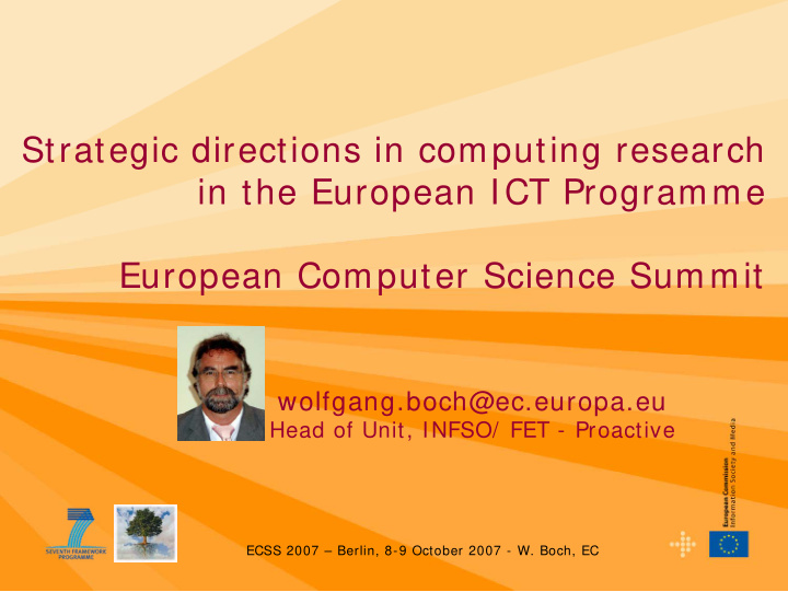 strategic directions in computing research in the
