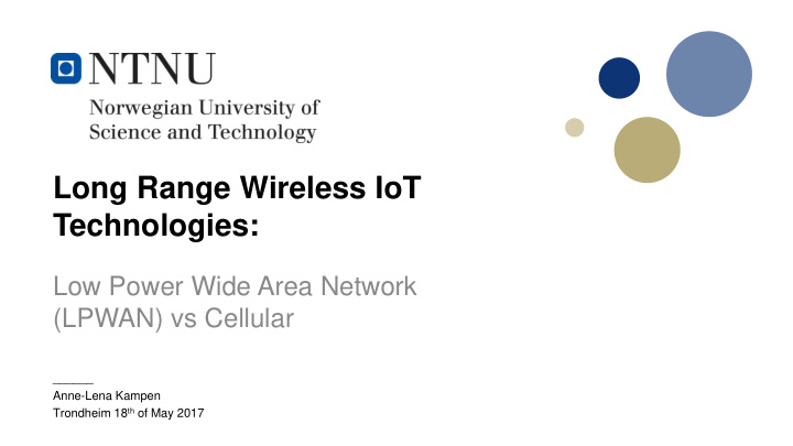 long range wireless iot technologies