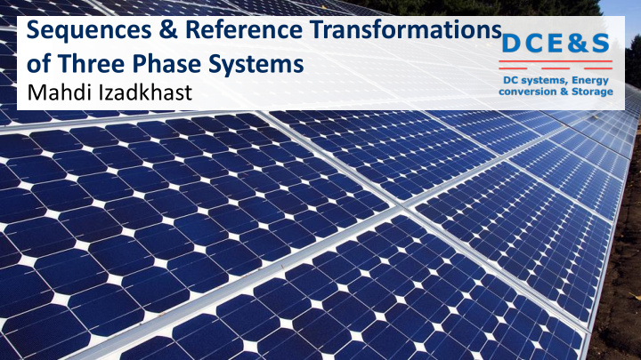 of three phase systems