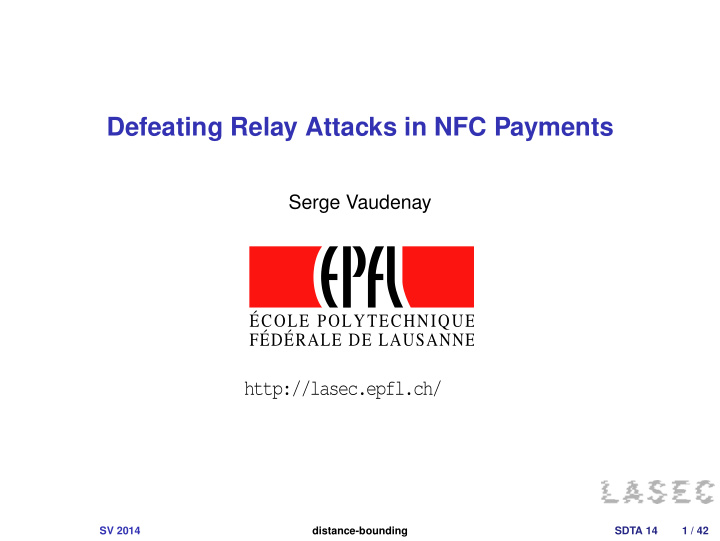 defeating relay attacks in nfc payments