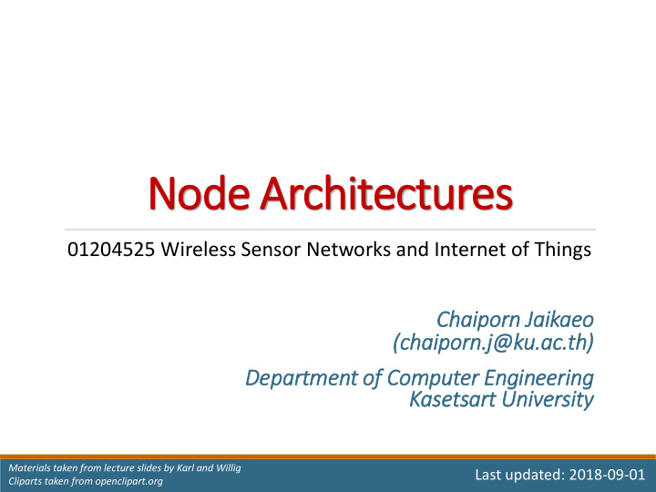 node architectures